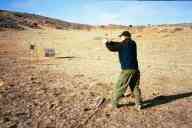 (Chez Maly, January 2003) Zak shooting CZ-85 Combat