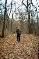 (Hiking Scuppernong, Thanksgiving 2002) Abe