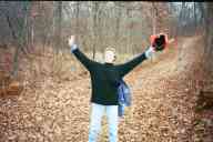 (Hiking Scuppernong, Thanksgiving 2002) Sasha