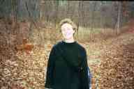 (Hiking Scuppernong, Thanksgiving 2002) Sasha