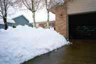 (March 2003 SNOWSTORM!) cleared driveway