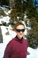 (Hiking Greyrock, April 2003) Sasha