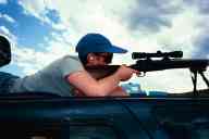 (June 2003 Shutzenfest) Sasha shoots the 243 from the roof