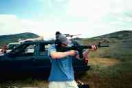 (June 2003 Shutzenfest) Tom shoots the AR-15