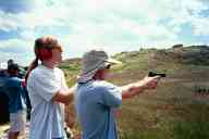 (June 2003 Shutzenfest) Ron shoots the CZ-85