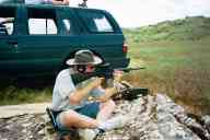 (June 2003 Shutzenfest) Brian shoots his ACOG'd AR-15