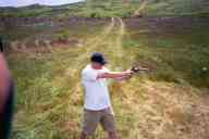 (June 2003 Shutzenfest) Jason fires the .44 Magnum