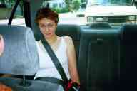(Madison, July 2003) Sasha in back seat