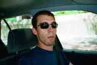 (Madison, July 2003) Abe in car