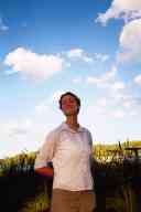 (Monocqua, July 2003) tall Sasha by lake