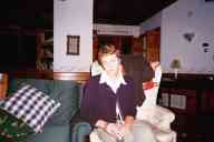 (Chez Condon, Monocqua, July 2003) Sasha on chair