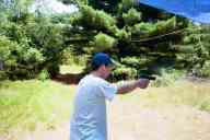 (Shooting at Farm, July 2003) Abe shoots Combat Commander