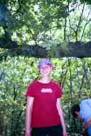 (Chez Garofalo, Lowell, July 2003) Sasha by swing