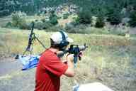 (2003 Rocky Mountain 3Gun Match) Zak shooting Alan Samuel's shorty M16