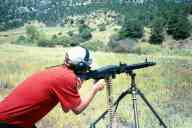 (2003 Rocky Mountain 3Gun Match) Zak shooting Alan Samuel's MG3