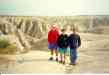 (Vail, Summer '94) dad, abe, and zak in badlands