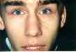 () Closeup of Zak's face.